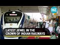 India gets advanced, semi-high speed Vande Bharat Express train: Watch PM Modi aboard the rail