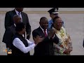 President Of Republic Of South Africa Cyril Ramaphosa Arrives At Airport To Attend G20 Summit