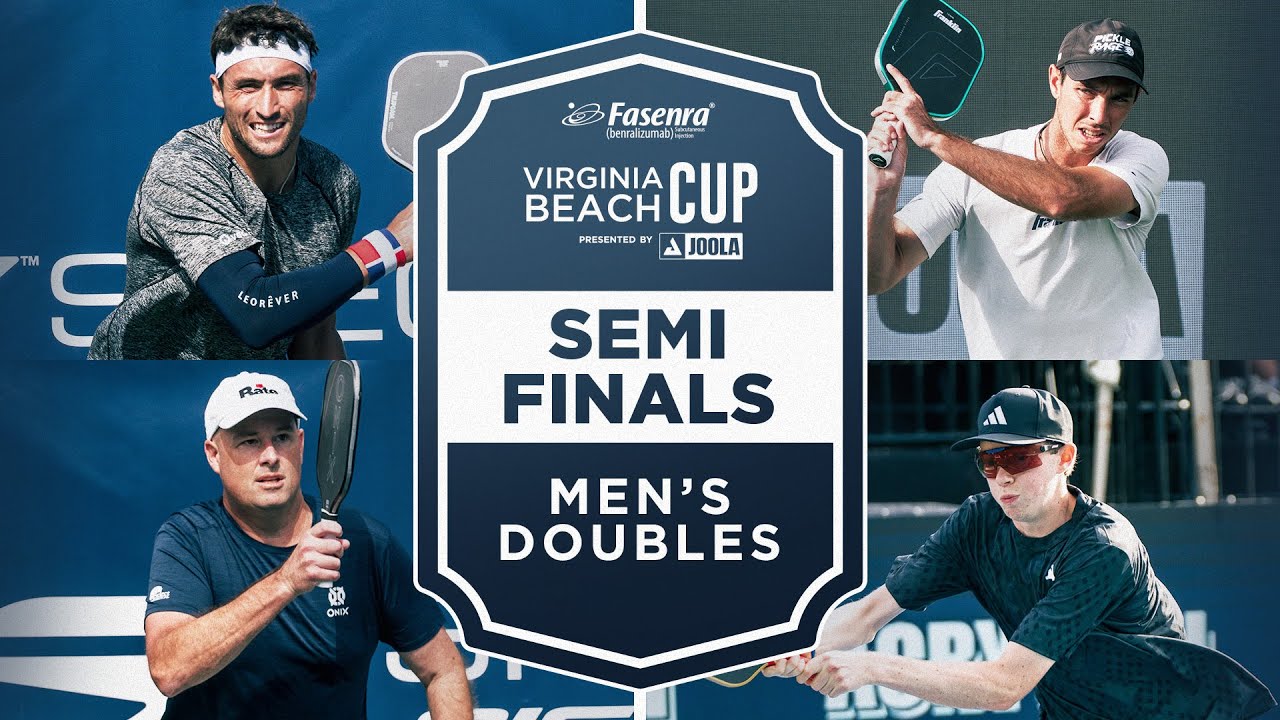 Johnson/Klinger v Devilliers/Wright at the Fasenra Virginia Beach Cup presented by Joola
