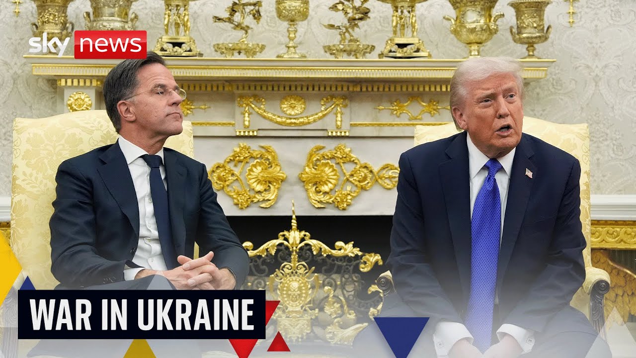 Trump and NATO chief Mark Rutte speak at White House after sanctions imposed on Russian oil firms