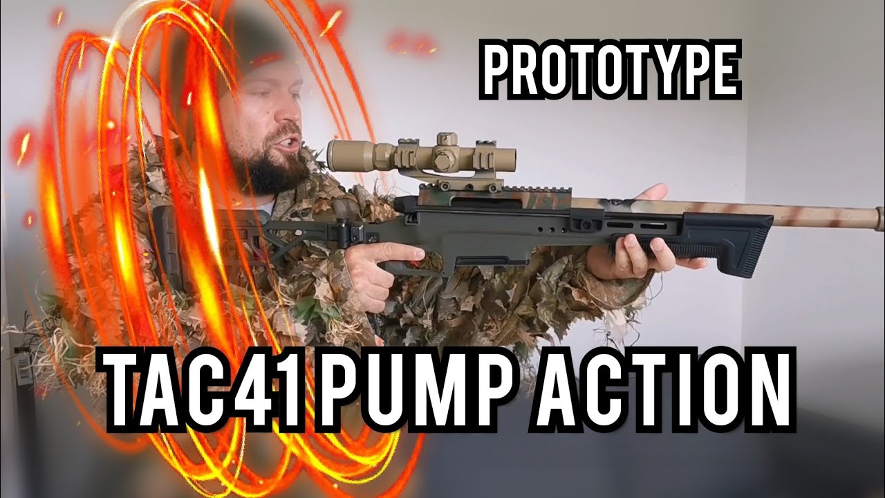 Pump Action Tac41 Silverback prototype / beta test