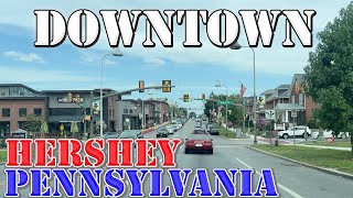 Hershey - Pennsylvania - 4K Downtown Drive
