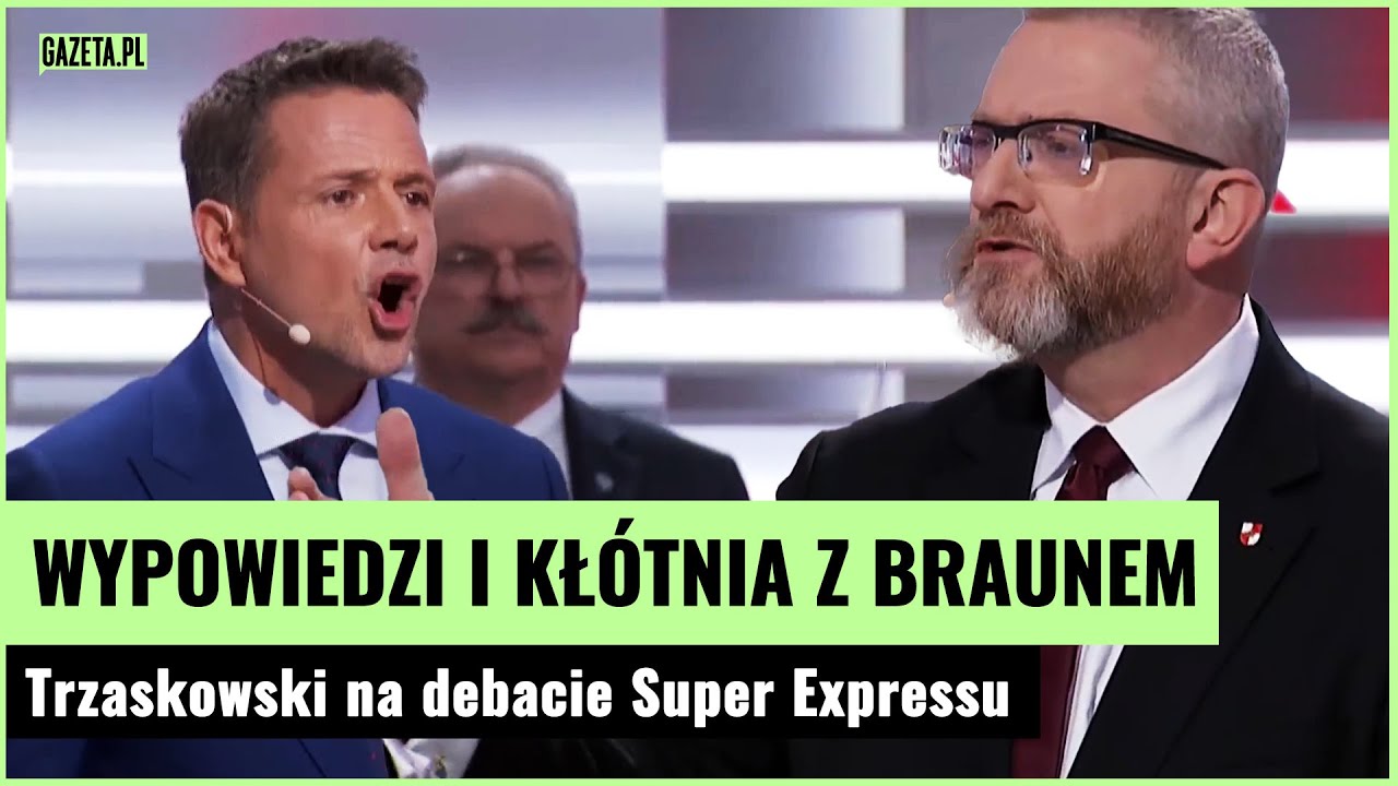 All of Trzaskowski&#39;s statements. Super Express debate | Gazeta.pl