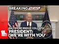 President Biden on bridge collapse: Were with you