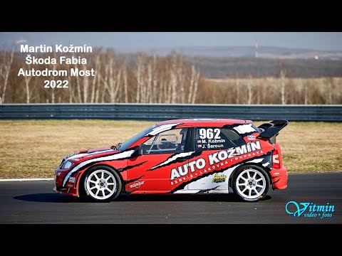 Martin Kožmín - Škoda Fabia - Autodrom Most 2022 - EDDA CUP