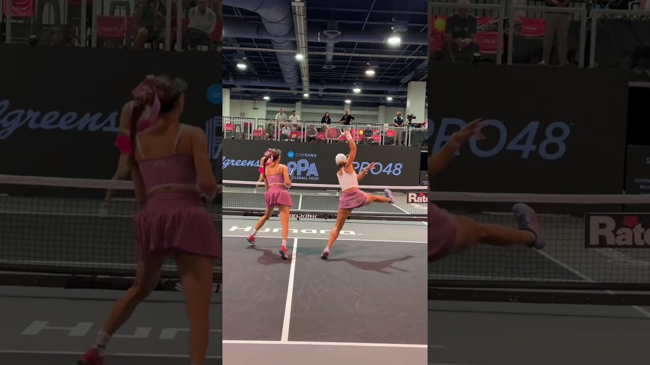 I can’t even believe how good these women are at pickleball 😧😳