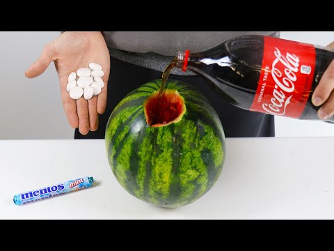 MENTOS VS COCA COLA WATERMELON