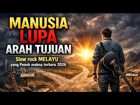 MANUSIA LUPA ARAH TUJUAN – Slow Rock Melayu Penuh Makna & Renungan Hidup