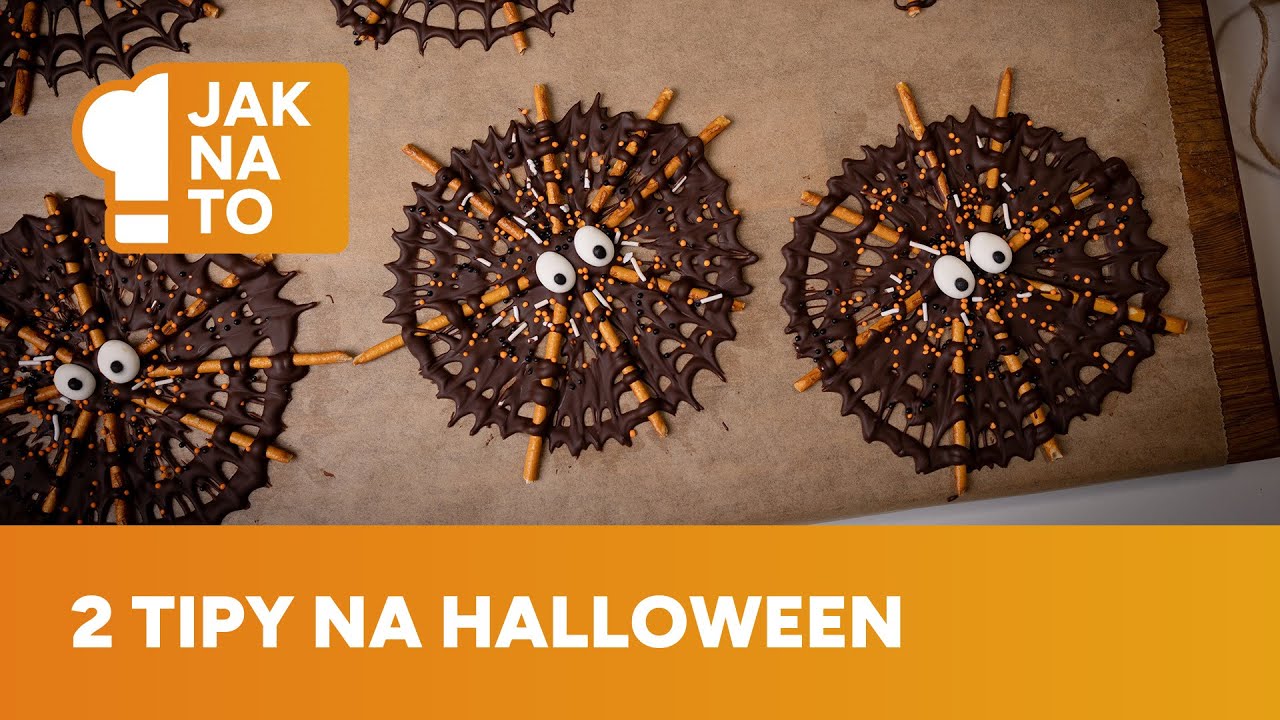 Dáte si oči, nebo pavučinu? Vykouzlete halloweenské pohoštění podle videonávodu