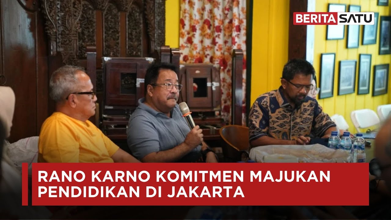 Rano Karno Komitmen Majukan Pendidikan di Jakarta | Beritasatu
