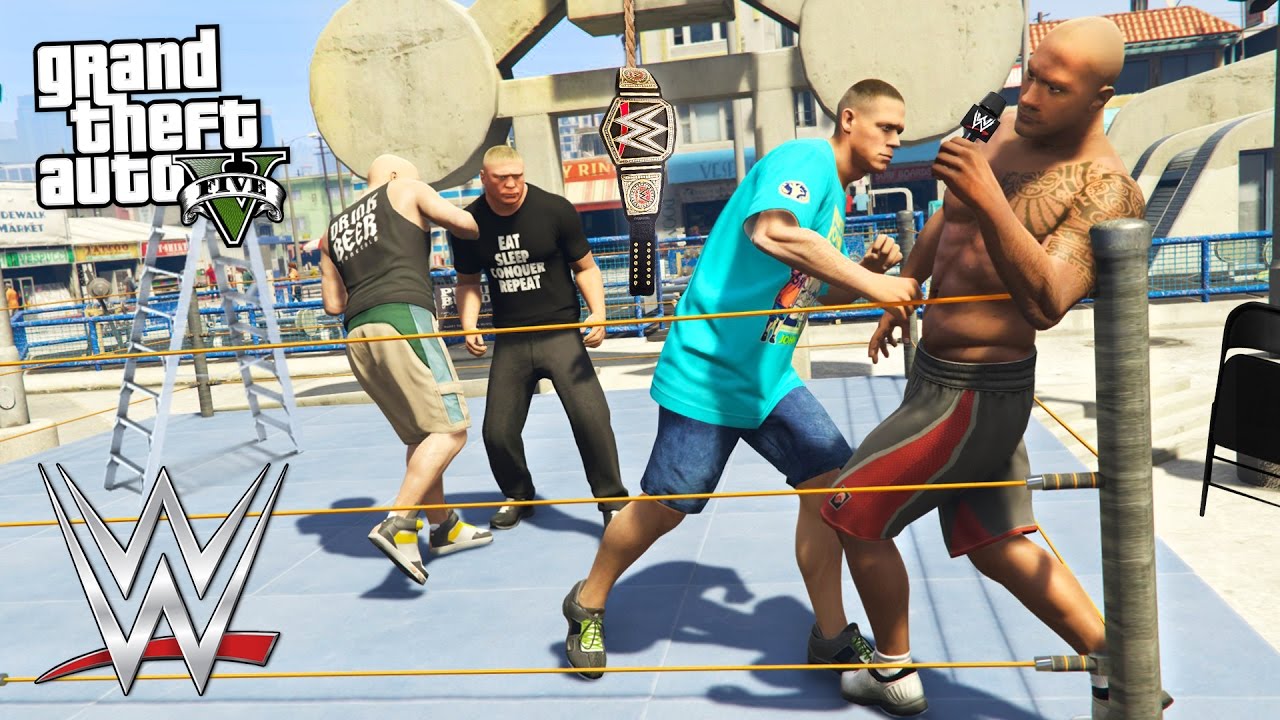 Gta 5 mods wwe фото 1