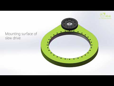 Demonstration of the Application of Spur Gear Slew Drive