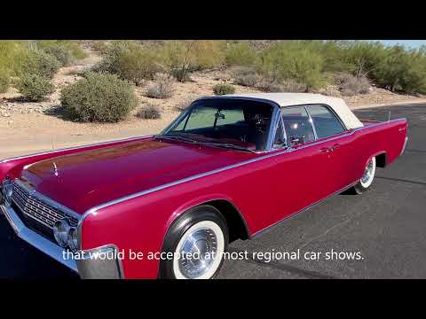 video 1962 Lincoln Continental Convertible