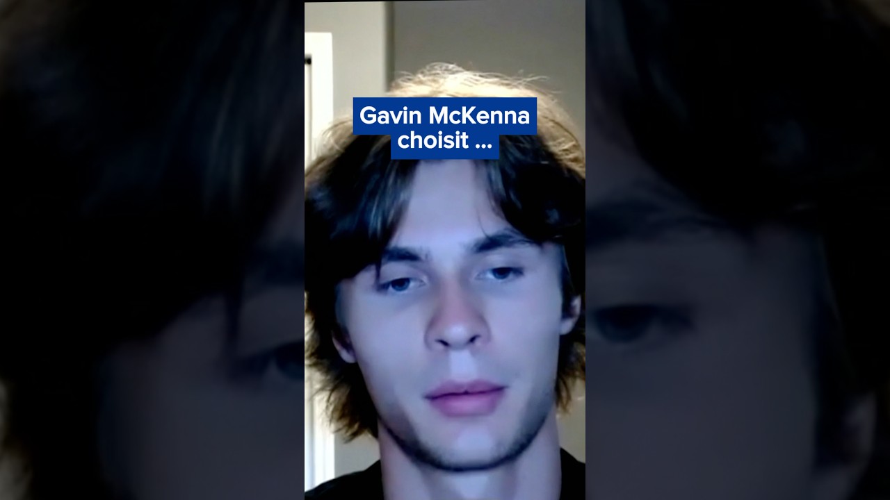 Gavin McKenna jouera dans la NCAA en 2025-26, avec… Penn State! 🏒 (🎥: ESPN)