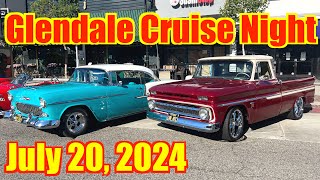 Glendale Cruise Night 2024 - Classic Car Show On Brand Blvd.