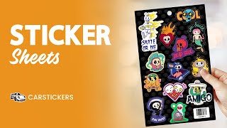 Create Custom Sticker Sheets with your own Design