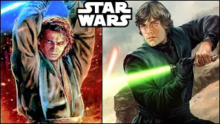 How Grandmaster Luke Skywalker PERFECTED Anakin's Lightsaber Form - Star Wars Explained