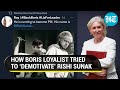 ‘Disgrace!’ Boris loyalist shares edited image of Rishi Sunak wielding knife, gets criticised