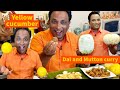 All about Lemon cucumber Dal,  mutton curry dosakai Farming with vahchef - home vegetable Gardening