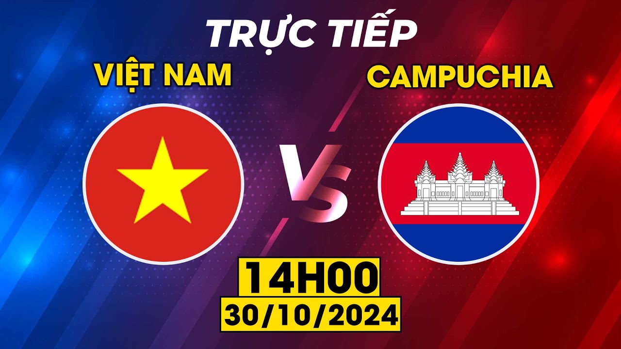 TRỰC TIẾP | U22 VIỆT NAM - U22 CAMPUCHIA | ĐỐI THỦ THUA KHÔNG KỊP VUỐT MẶT