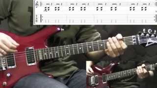 Slayer - Raining Blood (Metal Guitar Lesson With Tabs)