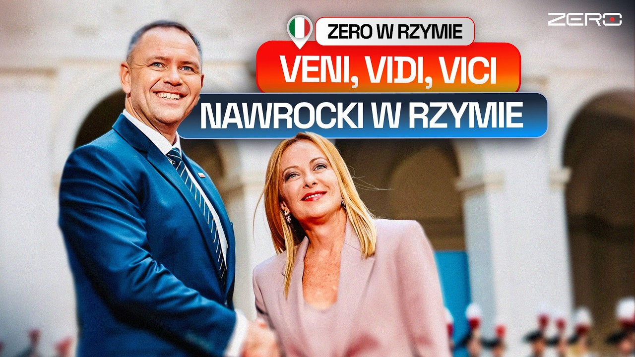 PIERWSZA EUROPEJSKA WIZYTA NAWROCKIEGO - MORZE SERDECZNOŚCI Z MELONI