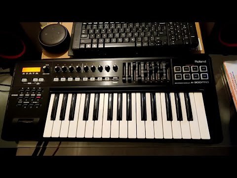 video Roland A-300 PRO-R 32-Keys MIDI Keyboard Controller