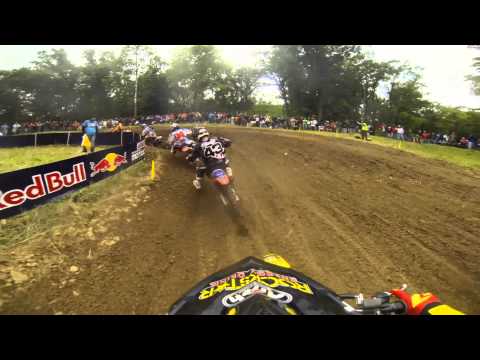 GoPro HD: Jason Anderson Lap 1 Moto 1 - Spring Creek MX Lucas Oil Pro Motocross Championship 2013 