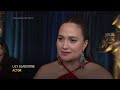 Lily Gladstone says the weight of her SAG Award win is heavy - literally and figuratively  - 01:05 min - News - Video