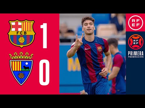 (RESUMEN Y GOL) FC Barcelona "B" 1-0 CD Teruel / J8 - 1ª RFEF / Fuente: YouTube Real Federación Española de Fútbol