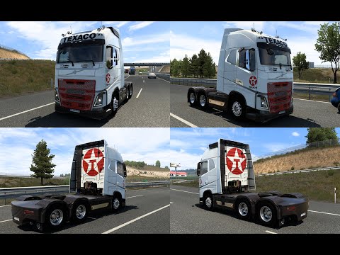 SKIN VOLVO FH 2012 TEXACO 2.0 1.40 1.46