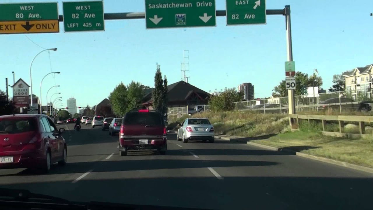 Driving in Edmonton Canada HD - YouTube