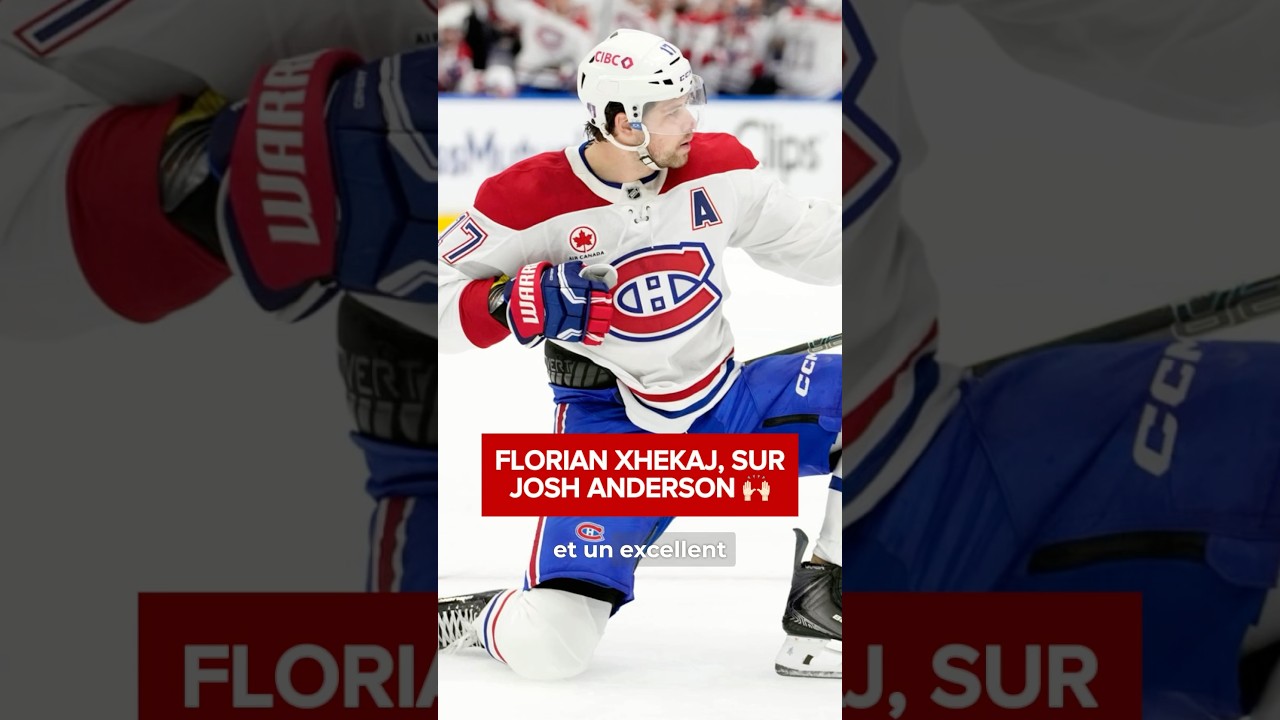 Florian Xhekaj s’inspire beaucoup de son coéquipier Josh Anderson! 🤜🏻🤛🏻 #GoHabsGo #NHL