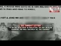 HLT - ISIS Threat Letter to Ravishankar Guru
