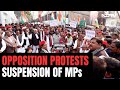 INDIA Blocs Country-Wide Protest Against Suspension Of Opposition MPs From Parliament