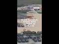Texas National Guard seen outside of Chicago