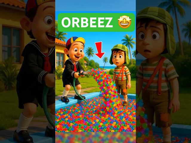 CHAVO vs PISCINA de ORBEEZ #chavodelocho #comedia