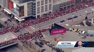 Parking map and info for the Kansas City Chiefs 2024 Super Bowl Victory Parade