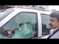 Venkaiah Naidu Stuck In Traffic Jam | AP CM Chandrababu Oath Ceremony | V6 News  - 03:37 min - News - Video