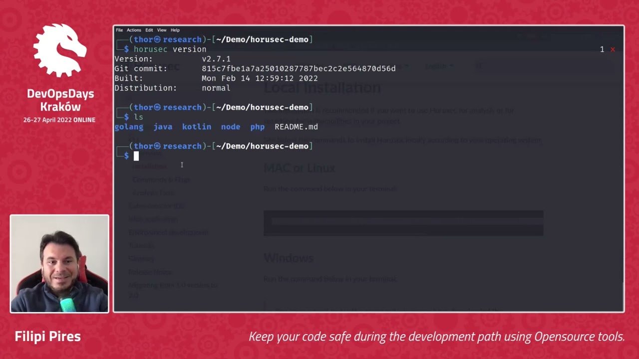 DevOpsDays Krakow 2022 - Filipi Pires - Keep your code safe during the improvement  way  using...