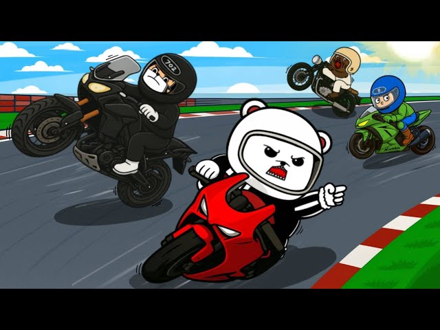 หมีพาแว้น แข่งมอไซค์สุดมันส์  🏍️ Roblox