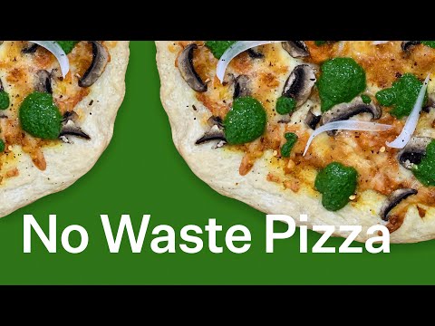 Едноставен рецепт за домашна пица со преостанат зеленчук
