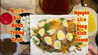 Bánh tráng trộn - cách làm nước sốt trộn bánh tráng để kinh doanh
