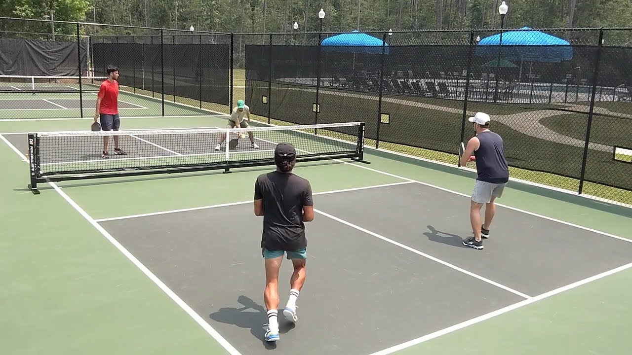 CONSISTENT CROSS COURT DROPS! 3.9 Pickleball Game at Prince Creek in Murrells Inlet, SC