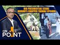 LIVE : PRESIDENT MURMU HELICOPTER INCIDENT IN KERALA: HELIPAD SINKS AT SABARIMALA | News9