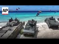 Venezuela conducts military drills in the Caribbean island of La Orchila