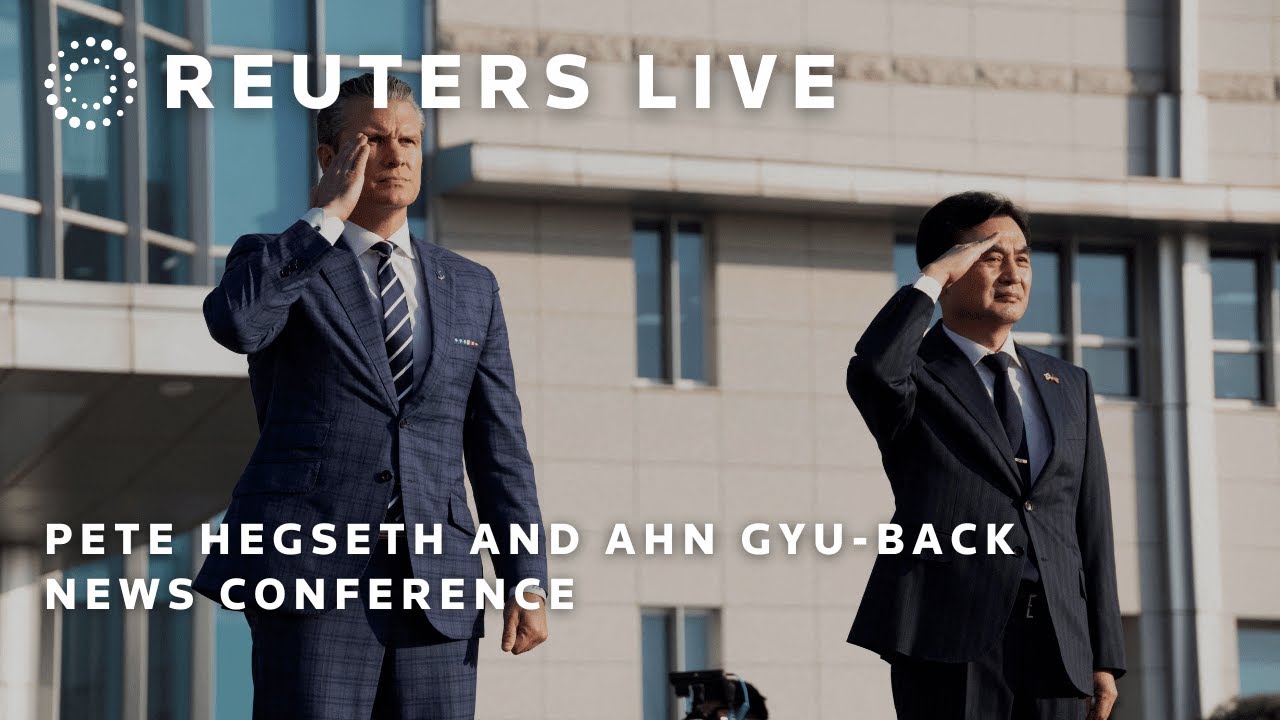 LIVE: Pete Hegseth press conference with South Korea defense minister | REUTERS