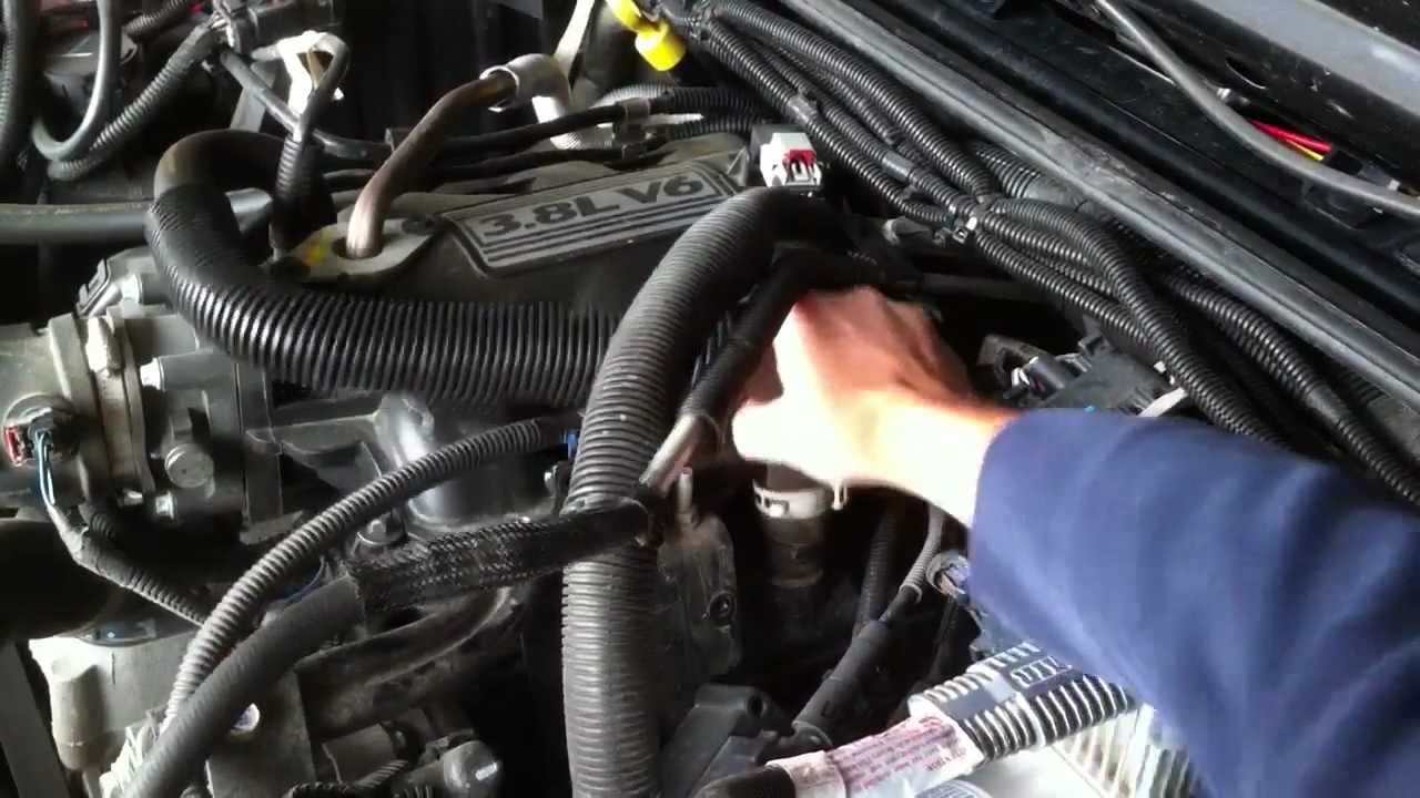 PCV Valve Replacement for a Wrangler 3.8L - YouTube dodge ram headlight plug wiring diagram 