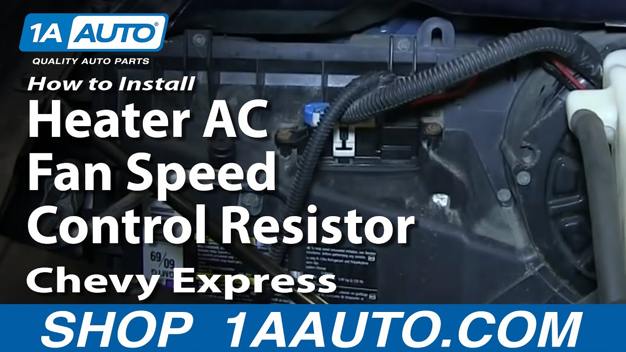 How To install Replace Heater AC Fan Speed Control ... 2004 chevrolet tracker fuse panel diagram wiring schematic 