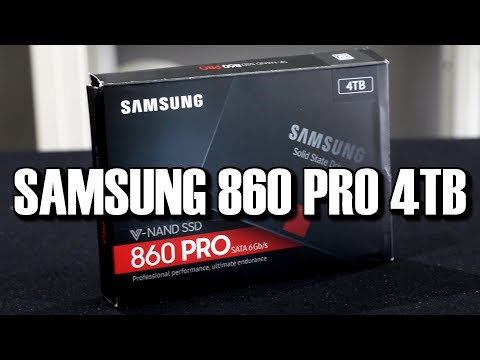 video Samsung 860 Pro 4TB